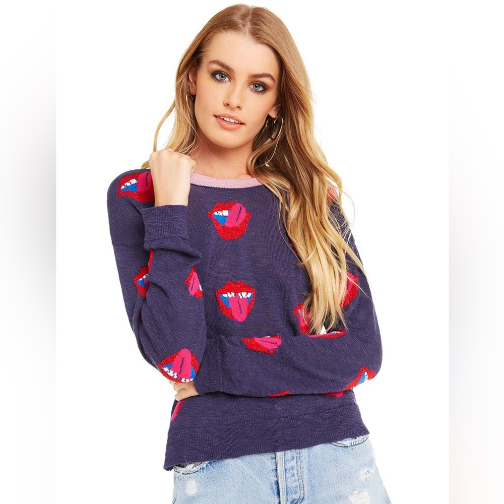 Wildfox Lippy Laura Sweater - Picture 2 of 8